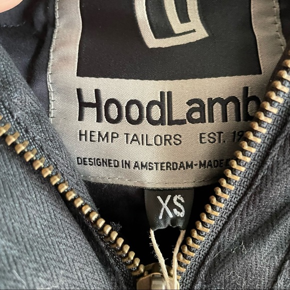 Hoodlamb Nordic Light Parka Hemp Tailor Vegan XS Faux Fur Winter Coat Jacket - Picture 3 of 11